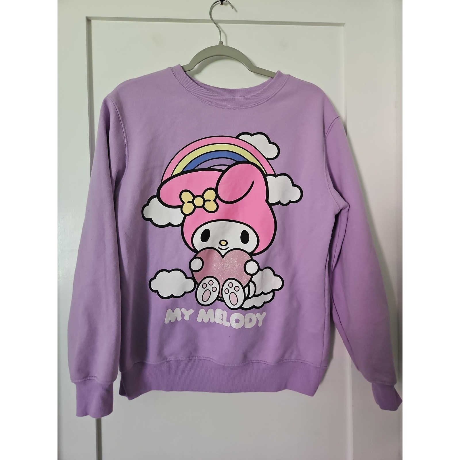 Sanrio My Melody Purple Pastel Crewneck Sweatshirt Medium Pastel Goth Kawaii